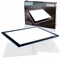 Lightmaster 32.5" Diagonal A2 LED Light Box Board - 17" x 24", Light Board Tracing Pad with Dimmable 12V Lamps, Artist Lightbox for Tracing, Drawing, Diamond Painting